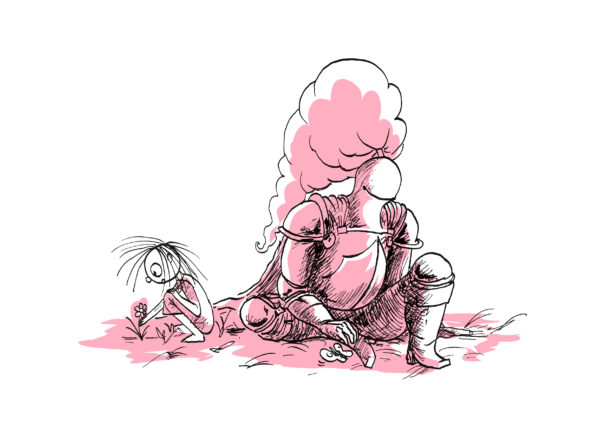 Contemplation, The Knight and the Little Girl Series